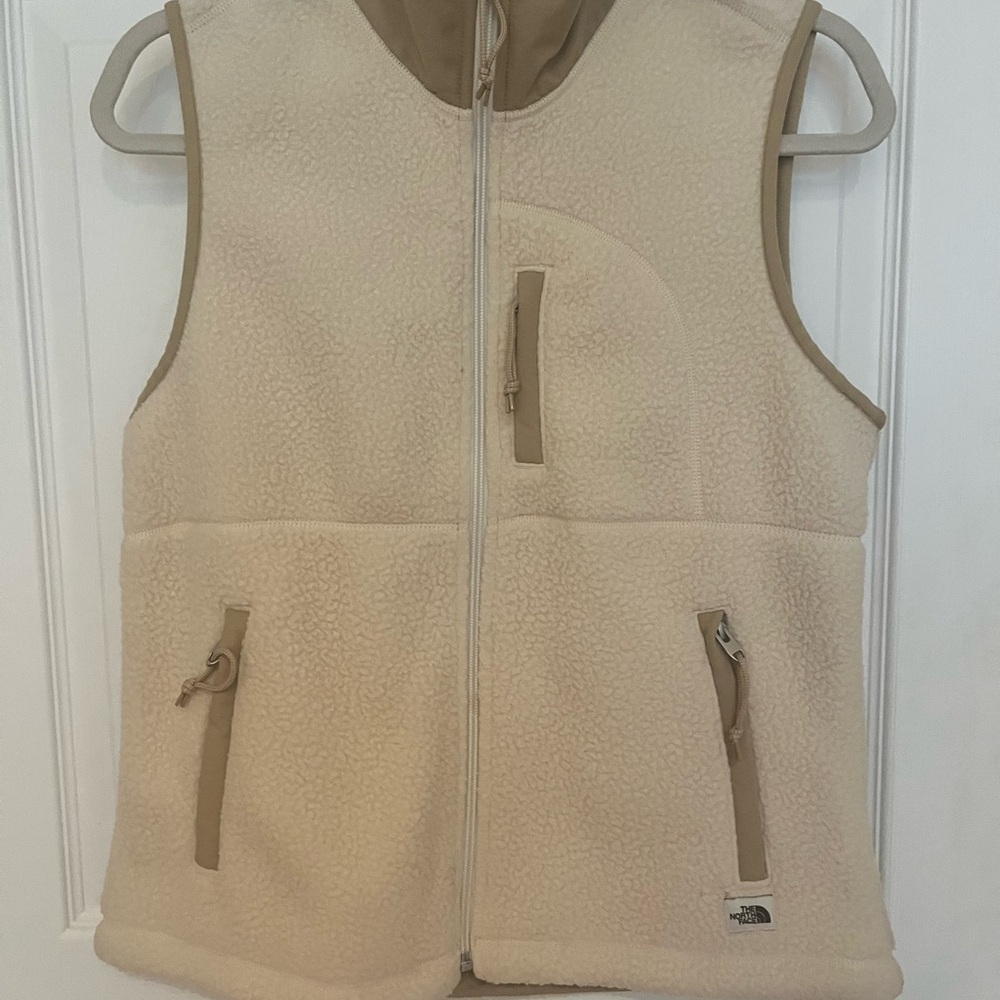 The North Face Tan Fleece Vest